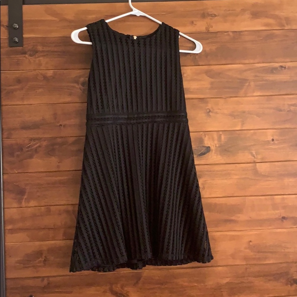 Black Textured Dress